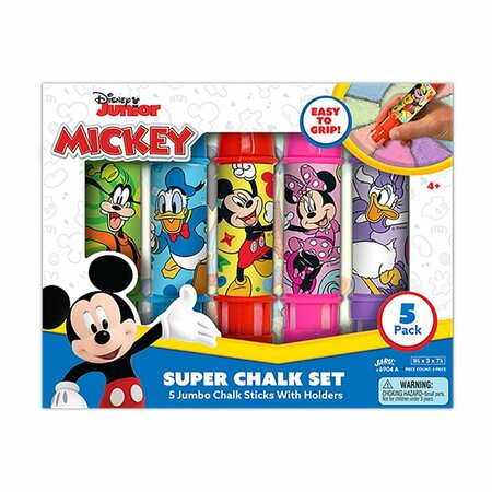 DISNEY & MARVEL Sidewalk Chalk Set, 5 Piece, 6PK 6010943